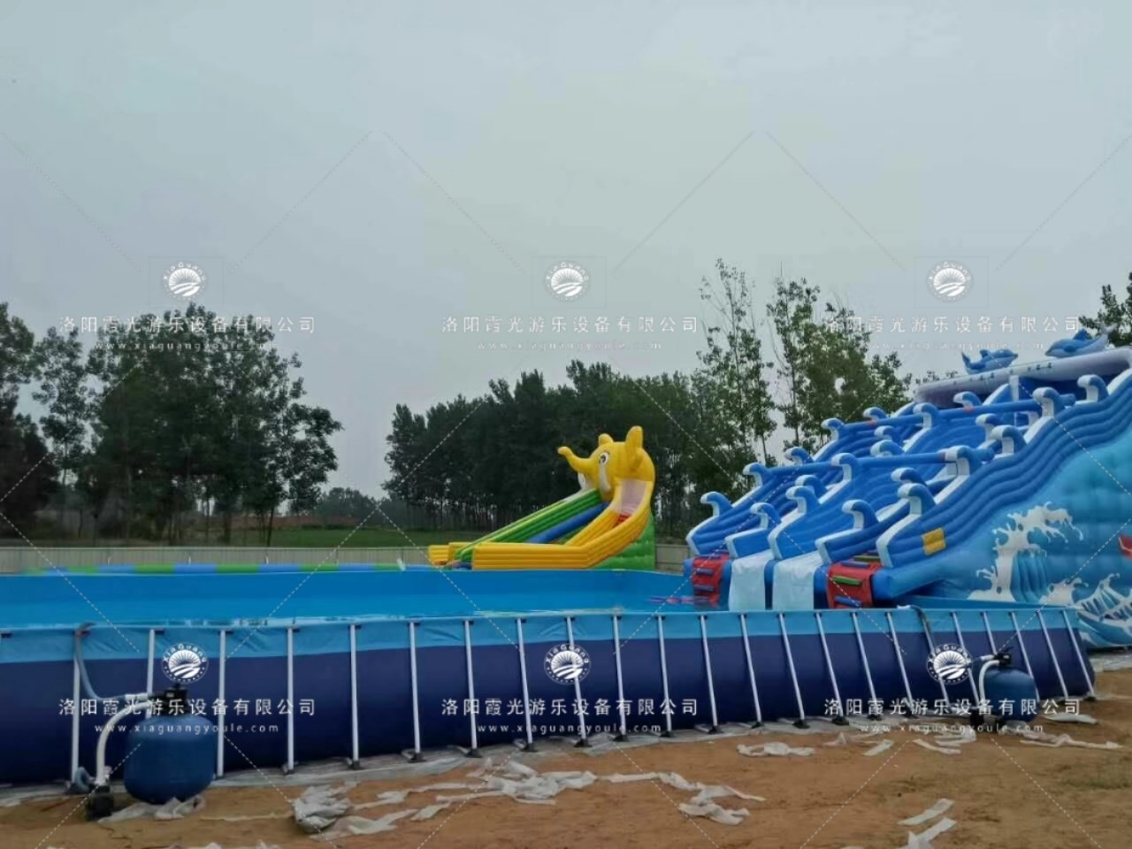 陵水成人支架大型游泳池